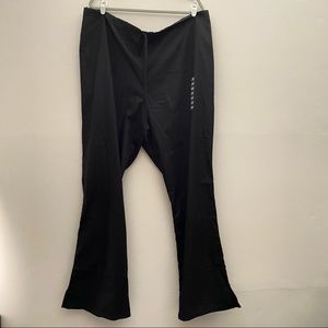 (R) NWT Black Scrub Bottoms Cherokee Modern Classic Scrub Bottoms Size 3XL T…